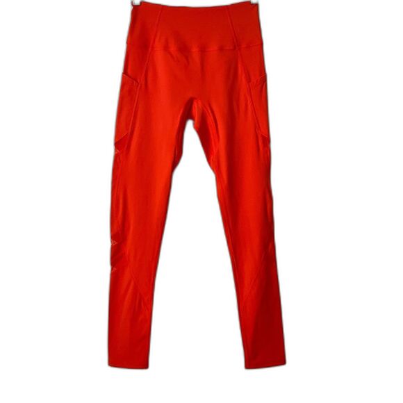 FP Movement Elastic Waist Pull-on Leggings Orange XS - Picture 1 of 9